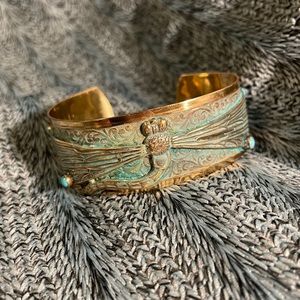 Elaine Coyne Artwear Dragonfly Cuff bracelet